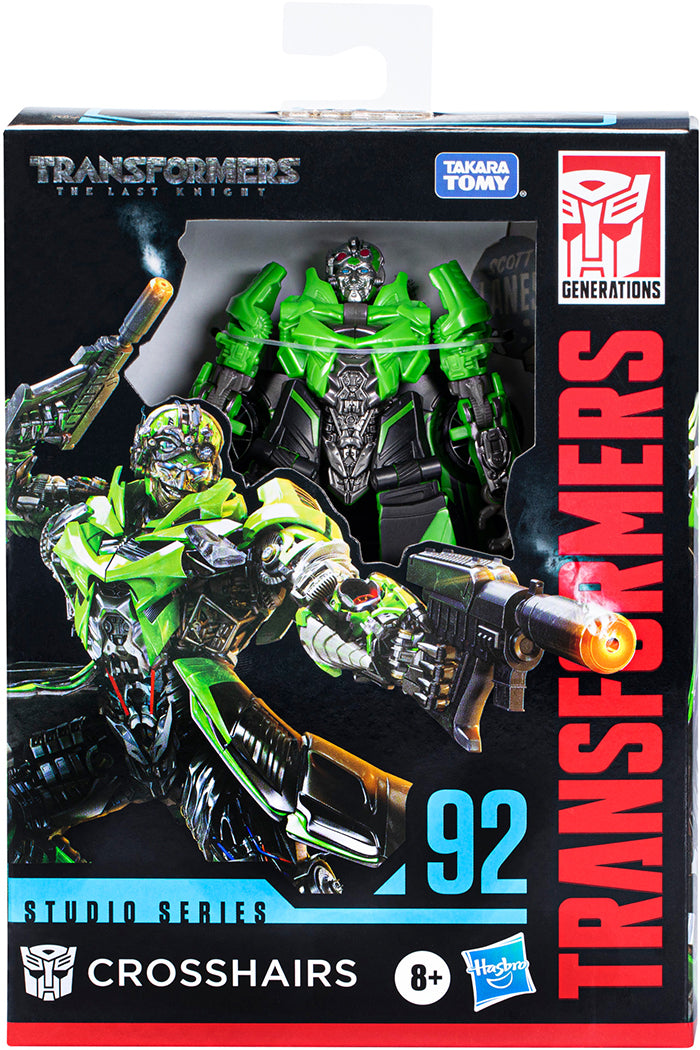 Transformers Studio Series 6 Inch Action Figure Deluxe Class (2022 Wave 4) - Crosshairs (Shelf Wear Packaging)