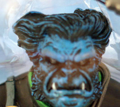 X-Men Action Figures Comic Book Series 1.5: Variant Stealth Beast (beast face)